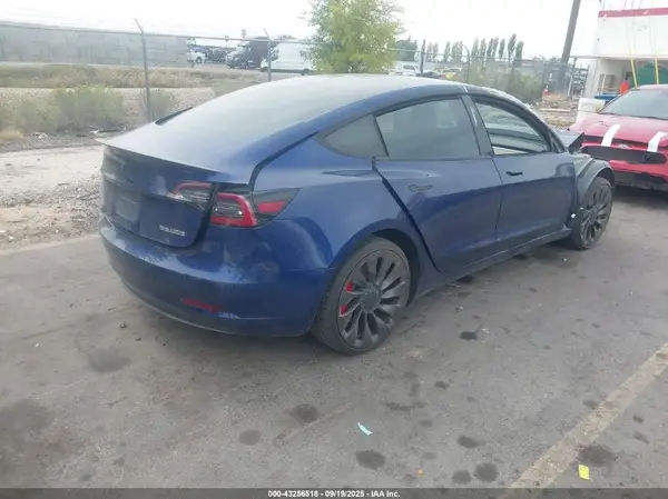2021 TESLA MODEL 3 IAAI lot 43256518 auction photo 4