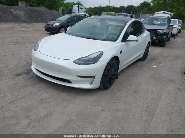 5YJ3E1EC0NF160878 2022 TESLA MODEL 3 - Image 2