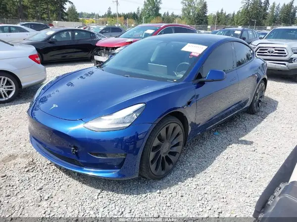 5YJ3E1EC1MF000961 2021 TESLA MODEL 3 - Image 2