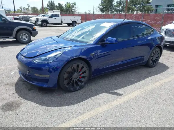 5YJ3E1EC1NF296758 2022 TESLA MODEL 3 - Image 2