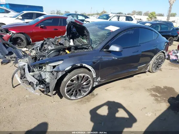 5YJ3E1EC1NF298302 2022 TESLA MODEL 3 - Image 2
