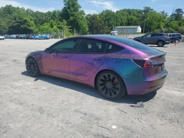 5YJ3E1EC2NF168335 2022 TESLA MODEL 3 - Image 2