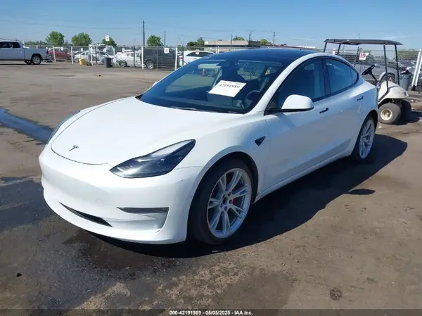5YJ3E1EC2NF270198 2022 TESLA MODEL 3 - Image 2