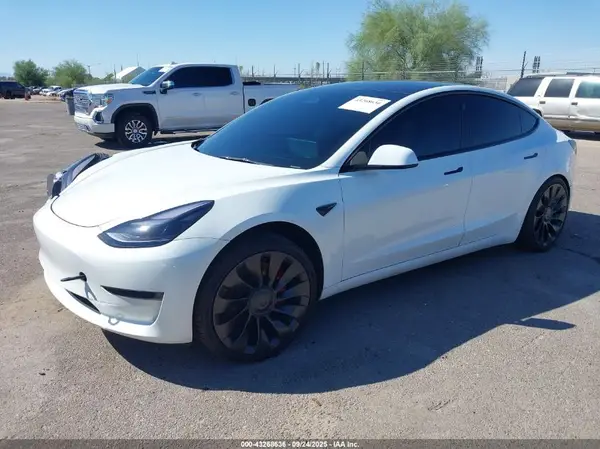 5YJ3E1EC3NF196953 2022 TESLA MODEL 3 - Image 2