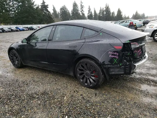 5YJ3E1EC4NF195973 2022 TESLA MODEL 3 - Image 2