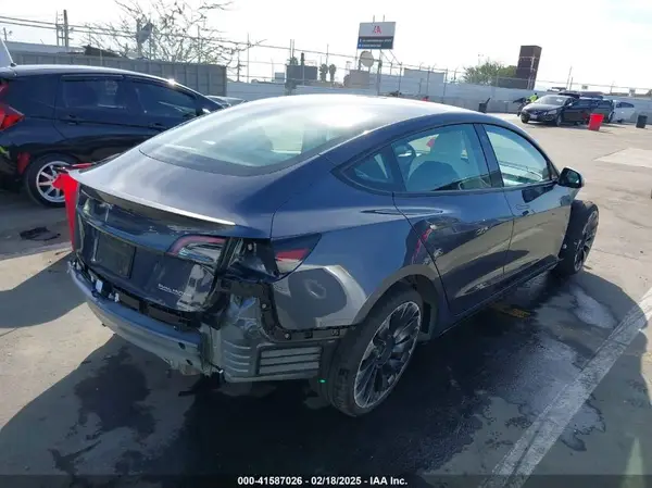 2023 TESLA MODEL 3 IAAI lot 41587026 auction photo 4