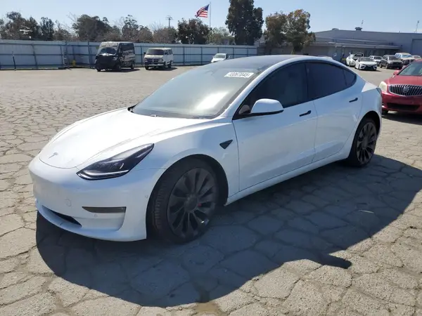 5YJ3E1EC5MF077493 2021 TESLA MODEL 3 - Image 1