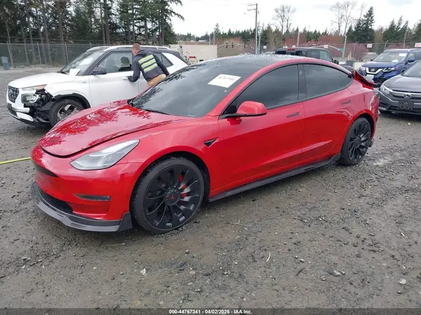 5YJ3E1EC7NF275607 2022 TESLA MODEL 3 - Image 2