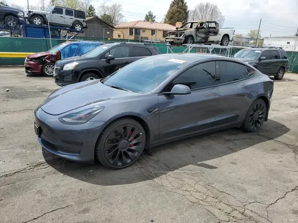 5YJ3E1EC7PF476278 VIN - 2023 TESLA MODEL 3 GREY | Car History