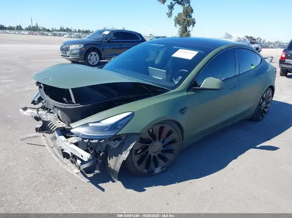 5YJ3E1EC8NF298264 2022 TESLA MODEL 3 - Image 2