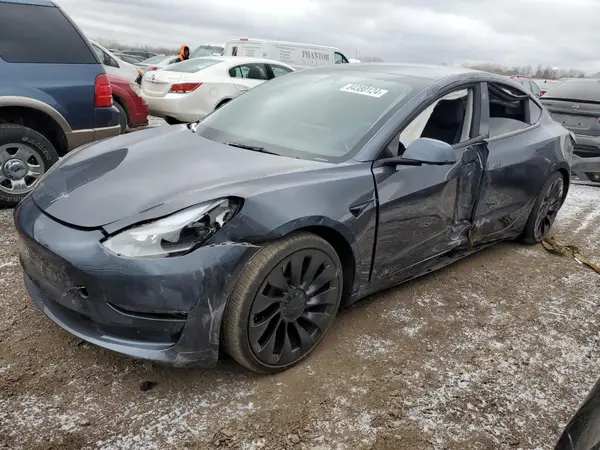 5YJ3E1EC8NF337354 2022 TESLA MODEL 3 - Image 1