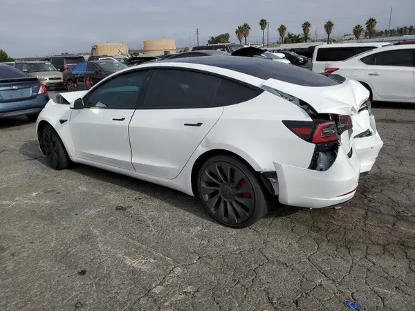 5YJ3E1EC9MF044187 2021 TESLA MODEL 3 - Image 2
