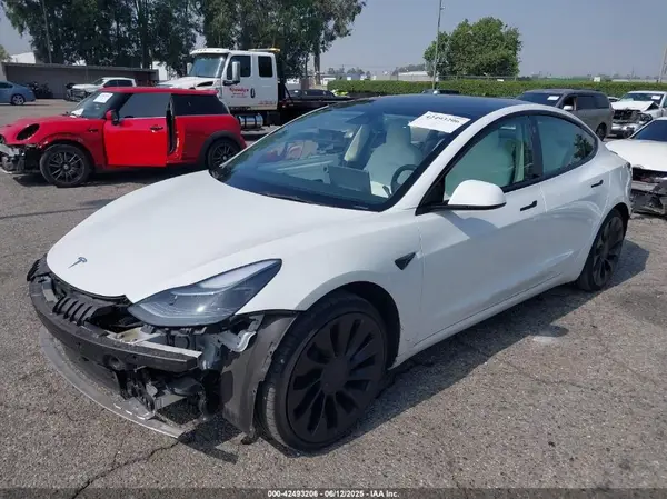 5YJ3E1EC9NF294837 2022 TESLA MODEL 3 - Image 2