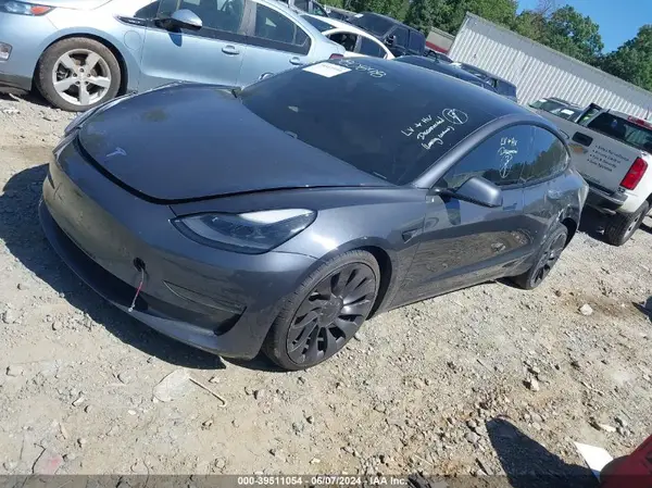 5YJ3E1ECXMF980898 2021 TESLA MODEL 3 - Image 2