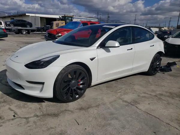 5YJ3E1ECXNF233092 2022 TESLA MODEL 3 - Image 1