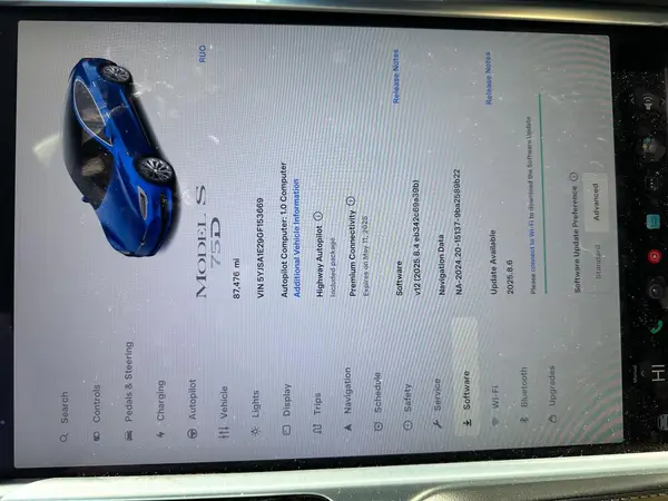 5YJSA1E29GF153669 2016 TESLA MODEL S - Image 8