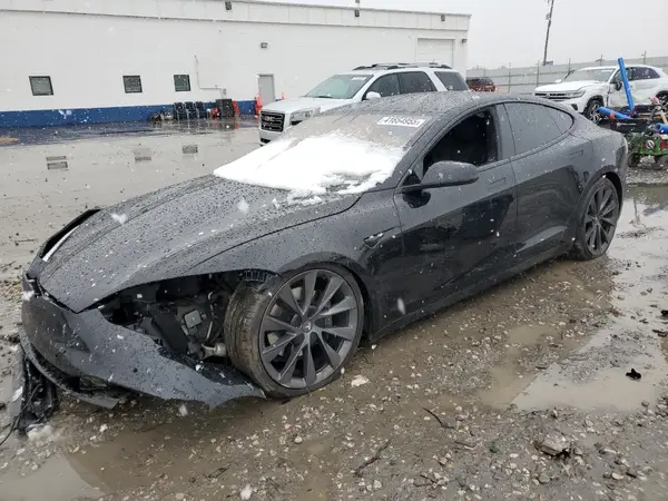 5YJSA1E2XMF427618 2021 TESLA MODEL S - Image 1