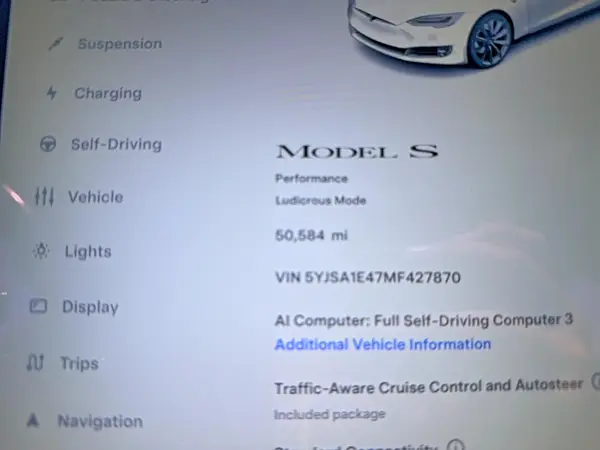 5YJSA1E47MF427870 2021 TESLA MODEL S - Image 8