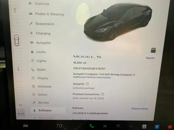 5YJSA1E52NF478767 2022 TESLA MODEL S - Image 8