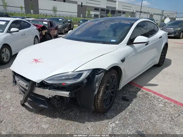 5YJSA1E61MF452586 2021 TESLA MODEL S - Image 2