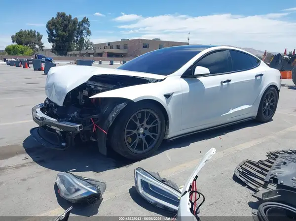 5YJSA1E65MF447262 2021 TESLA MODEL S - Image 2