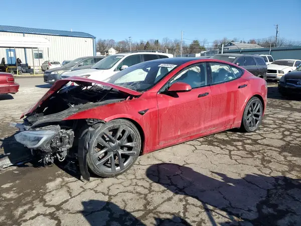 5YJSA1E68MF452682 2021 TESLA MODEL S - Image 1