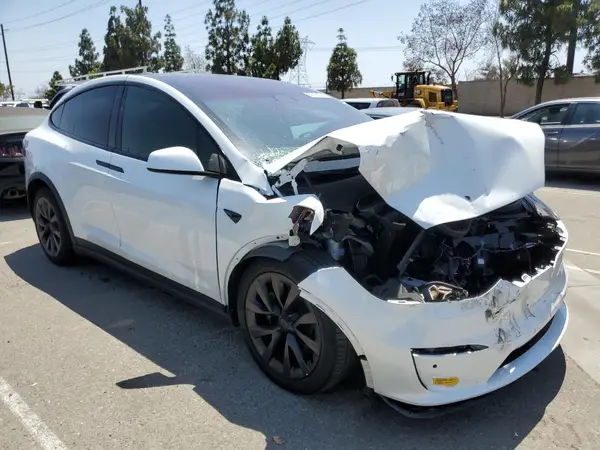 2021 TESLA MODEL X COPART lot 62170525 auction photo 4