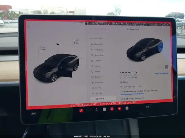 2021 TESLA MODEL Y auction photo 7