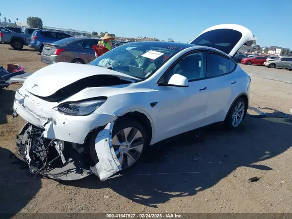 5YJYGDEE4MF160707 2021 TESLA MODEL Y - Image 2