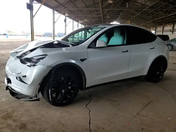 5YJYGDEE6MF075819 2021 TESLA MODEL Y - Image 1
