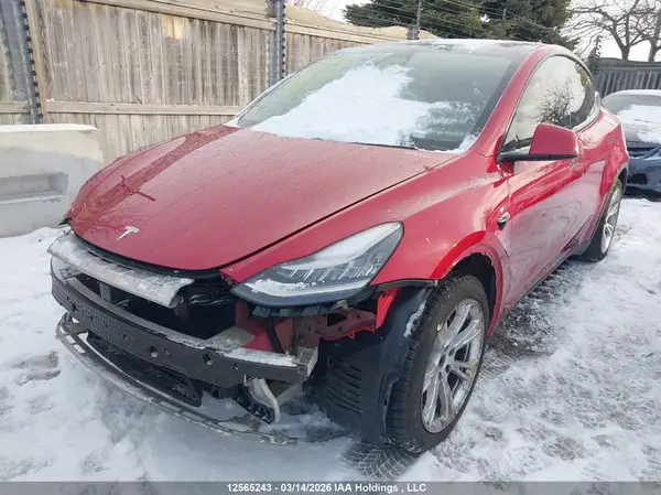 5YJYGDEE6MF076419 2021 TESLA MODEL Y - Image 2