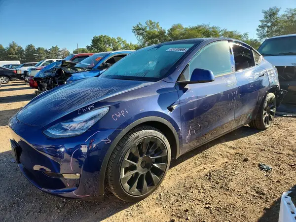 5YJYGDEE6MF186337 2021 TESLA MODEL Y - Image 1