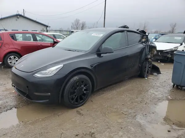 5YJYGDEE6MF186760 2021 TESLA MODEL Y - Image 1
