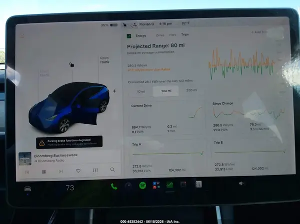 2021 TESLA MODEL Y auction photo 7