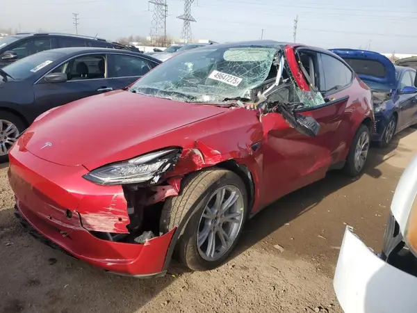 5YJYGDEE9MF075698 2021 TESLA MODEL Y - Image 1