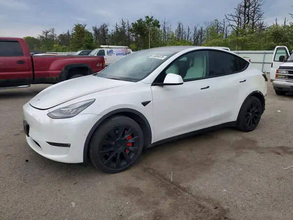 5YJYGDEE9MF187238 2021 TESLA MODEL Y - Image 1