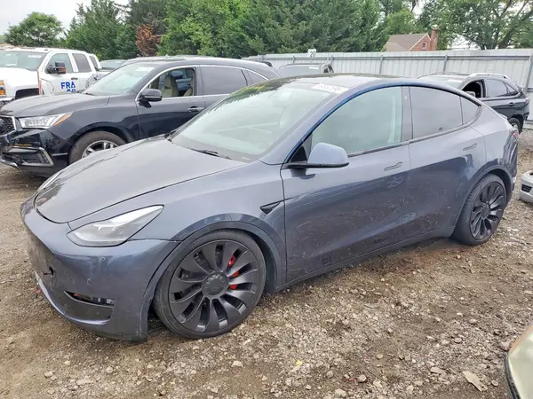 5YJYGDEF1MF189347 2021 TESLA MODEL Y - Image 1