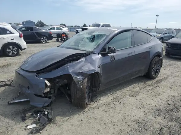 5YJYGDEF2MF262273 2021 TESLA MODEL Y - Image 1