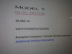 5YJYGDEF3LF033616 2020 TESLA MODEL Y