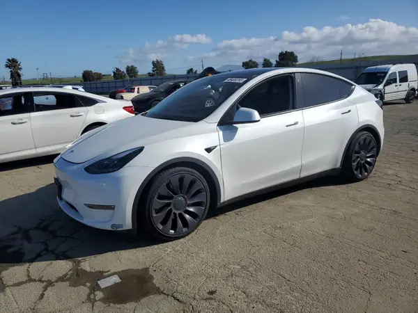 5YJYGDEF6MF215621 2021 TESLA MODEL Y - Image 1