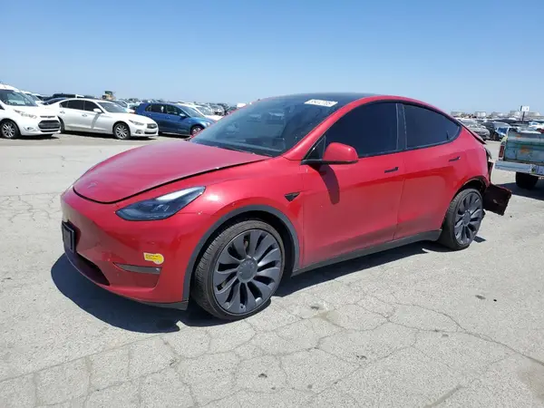 5YJYGDEFXMF273165 2021 TESLA MODEL Y - Image 1