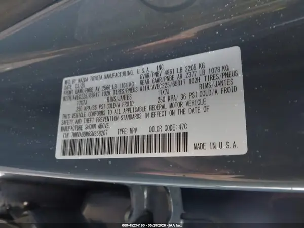 7MMVABBM6SN358207 2025 MAZDA CX-50 - Image 8