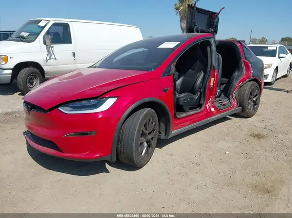 7SAXCBE69NF332786 2022 TESLA MODEL X - Image 2