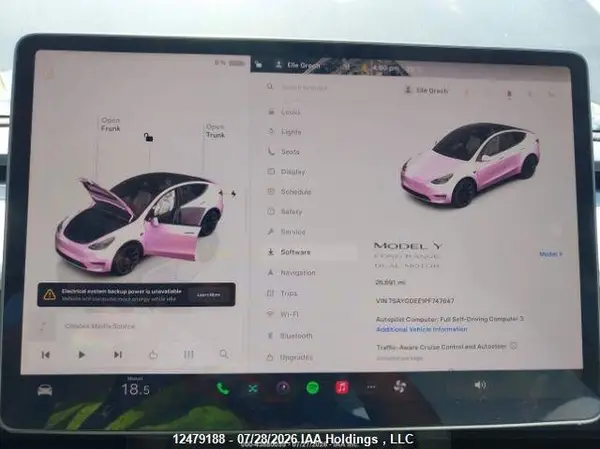7SAYGDEE1PF747647 2023 TESLA MODEL Y - Image 8