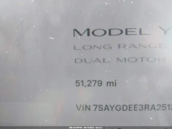 2024 TESLA MODEL Y auction photo 7