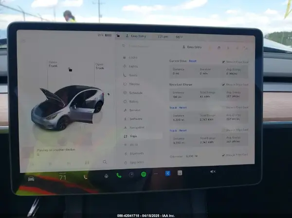 2025 TESLA MODEL Y auction photo 7
