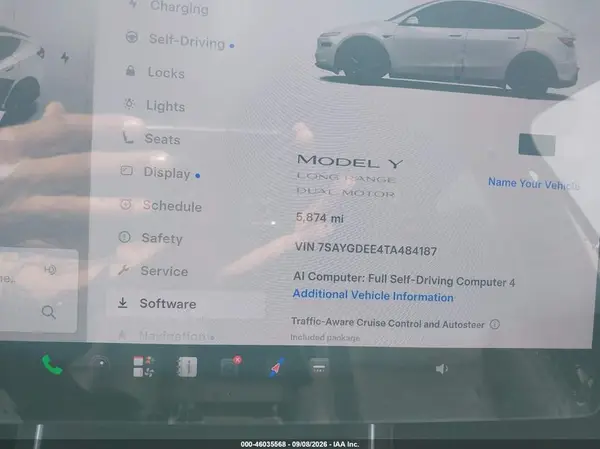 2026 TESLA MODEL Y auction photo 7