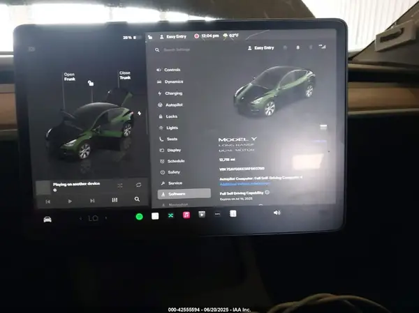 2024 TESLA MODEL Y auction photo 7