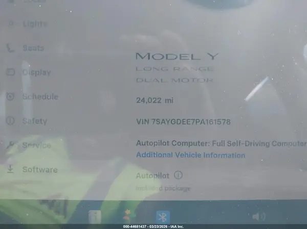 2023 TESLA MODEL Y auction photo 7