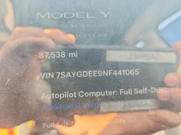 7SAYGDEE9NF441065 2022 TESLA MODEL Y - Image 8